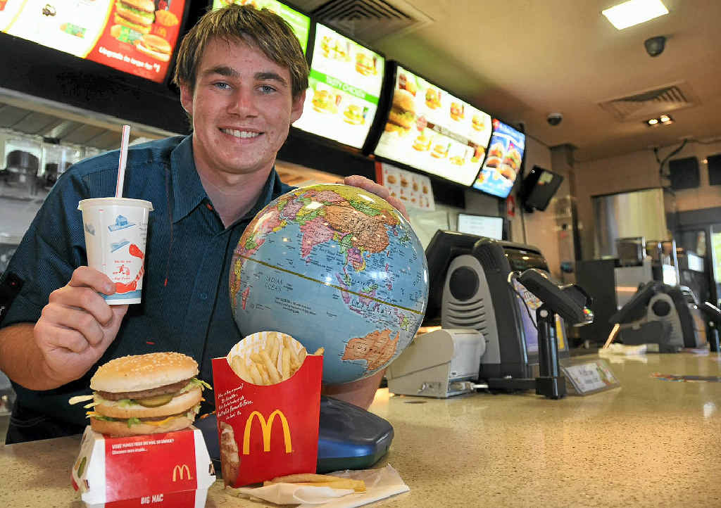  Kyle Nicholson of McDonald’s Warwick is ready for a challenge in Vietnam.